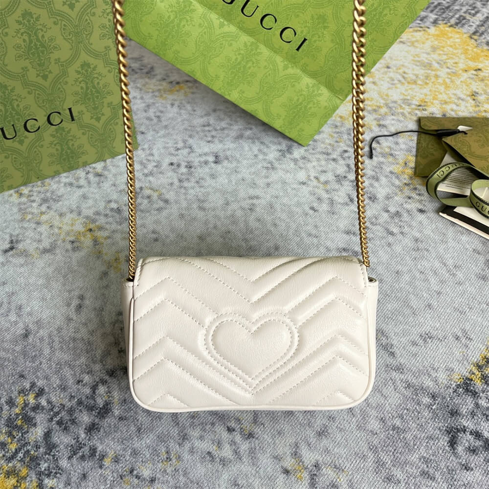 gg marmont matelasse leather S*per mini bag