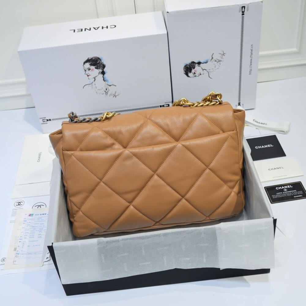 Ch**el 19 maxi handbag  (high-end grade)