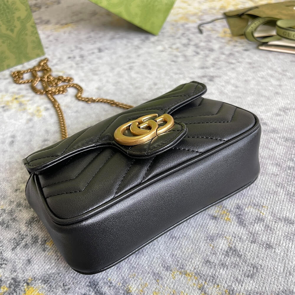 gg marmont matelasse leather S*per mini bag