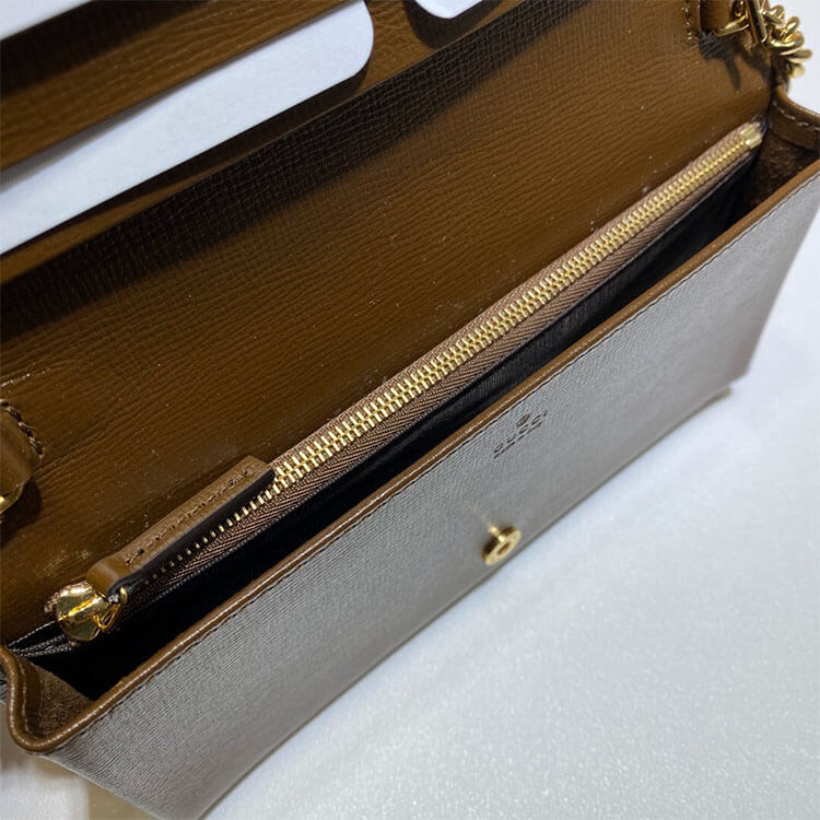 G*u*i horsebit 1955 wallet with chain