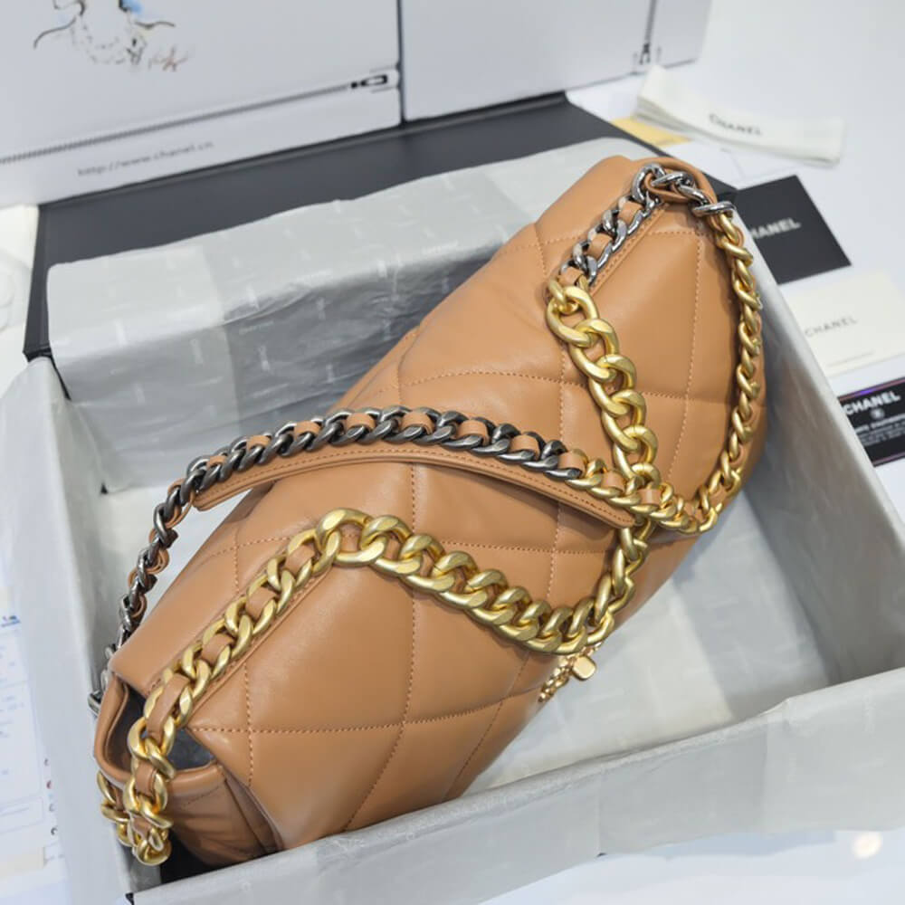 Ch**el 19 maxi handbag  (high-end grade)