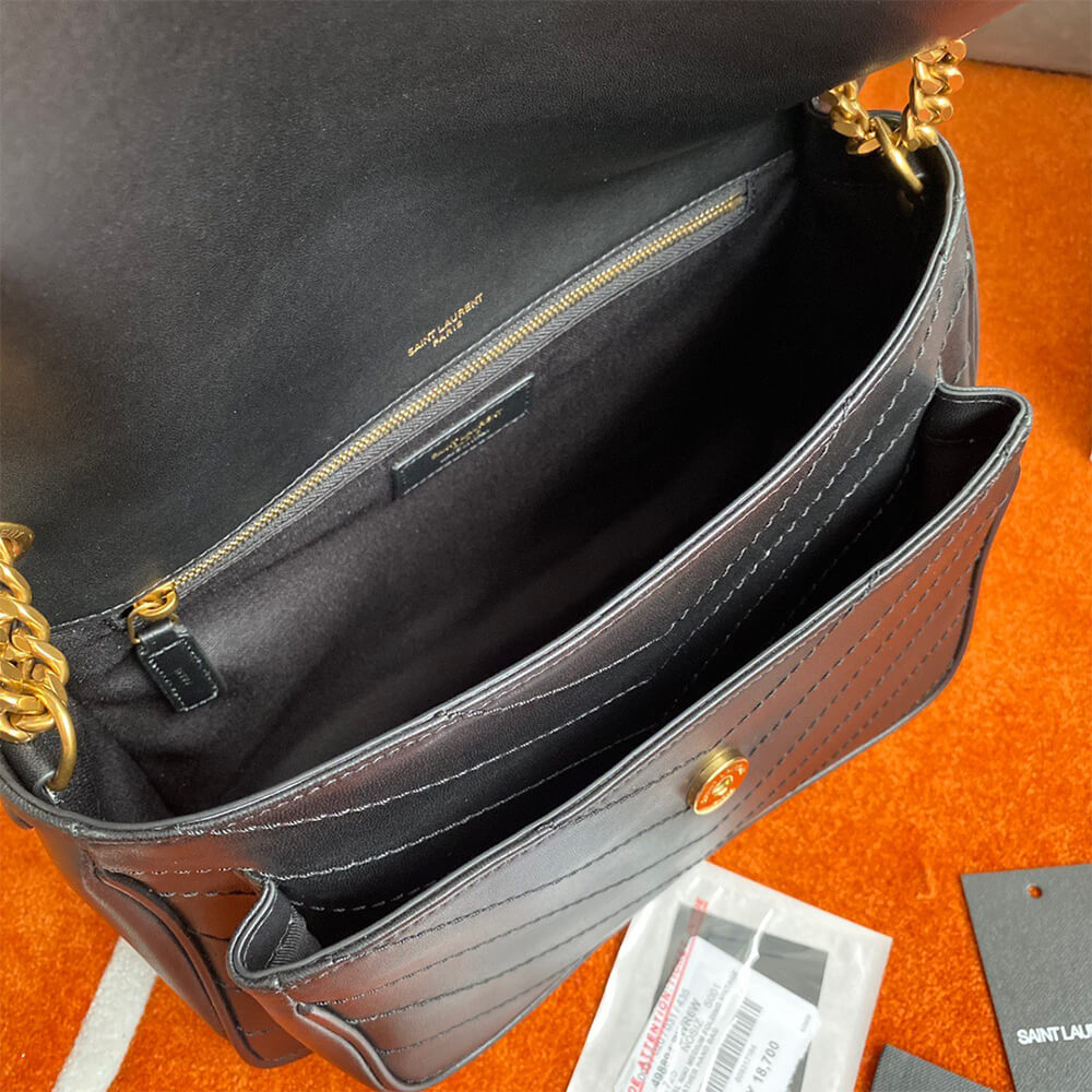 Sa1nt Lau*nt niki medium in lambskin