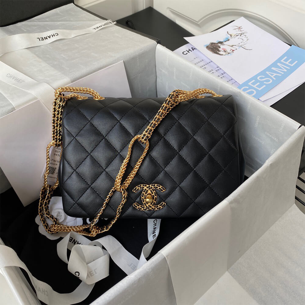 Ch**el flap bag