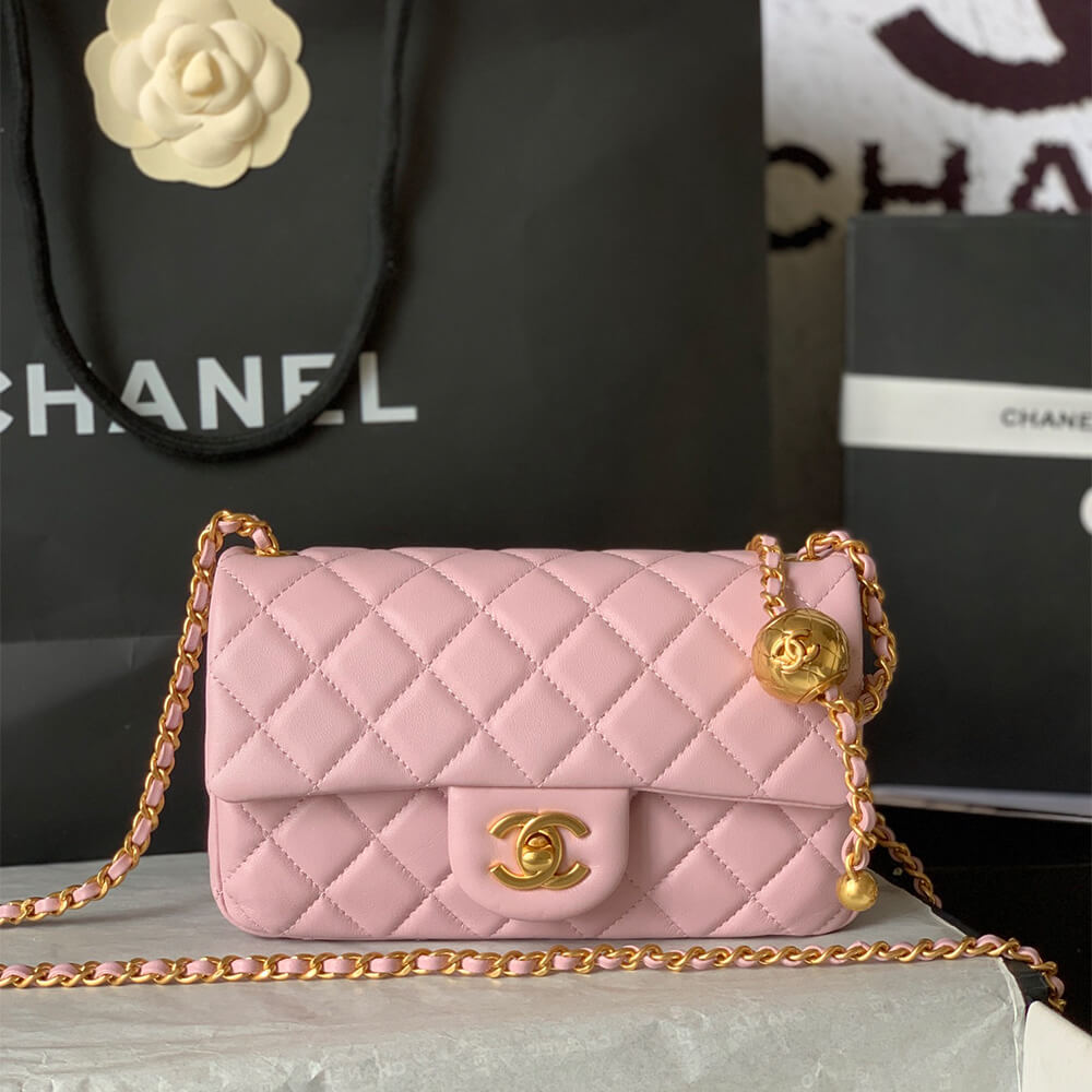 Ch**el pearl crush mini rectangular flap