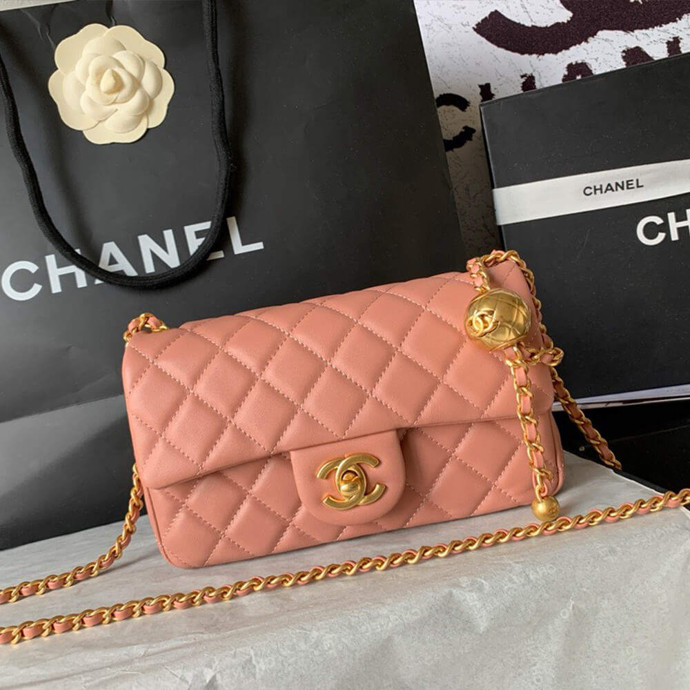 Ch**el pearl crush mini rectangular flap
