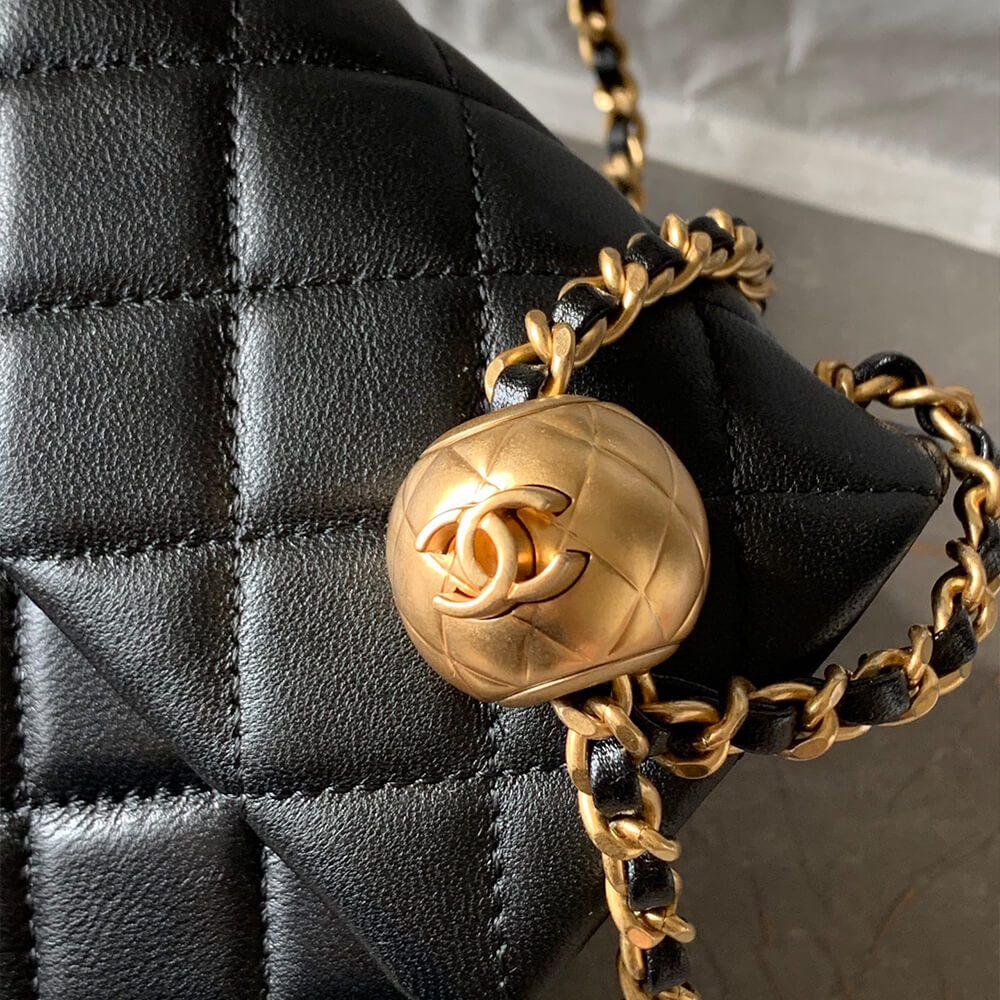 Ch**el pearl crush mini rectangular flap
