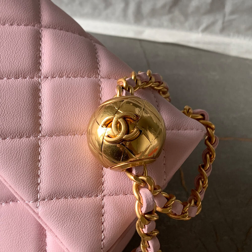 Ch**el pearl crush mini rectangular flap