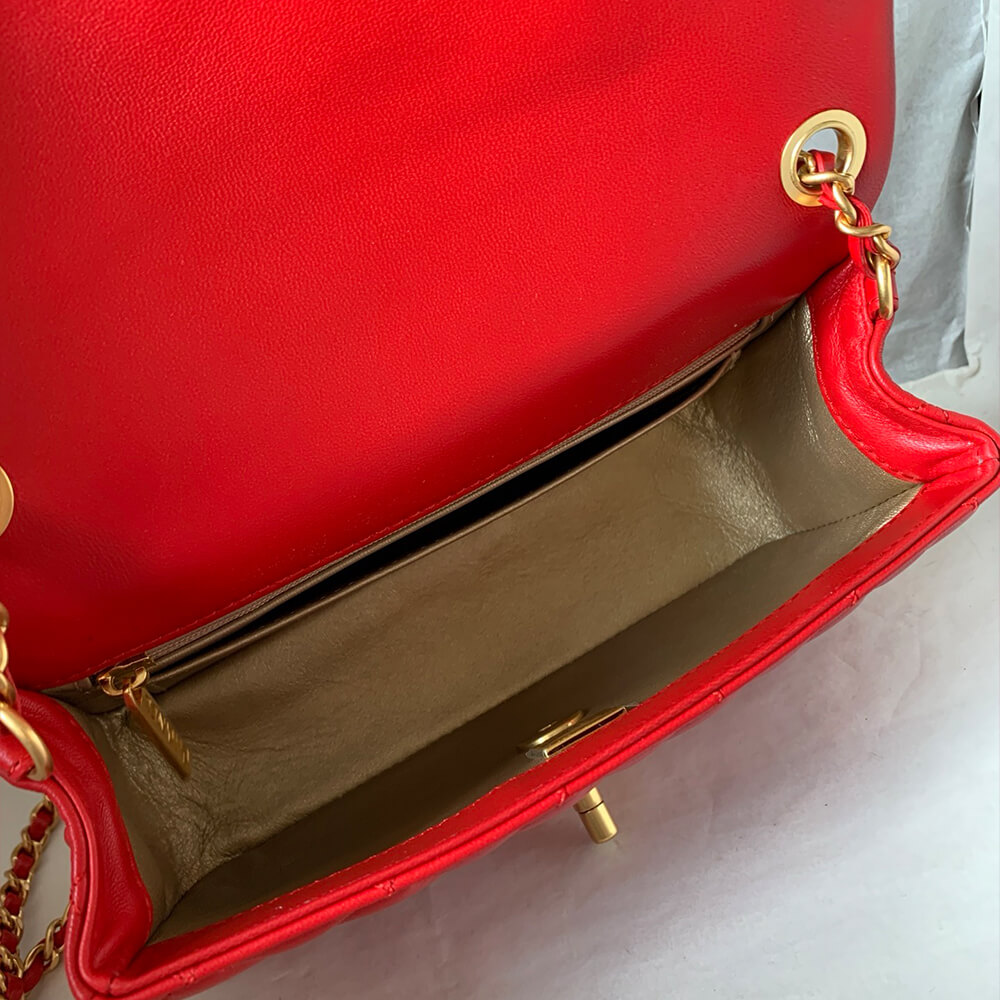 Ch**el pearl crush mini rectangular flap