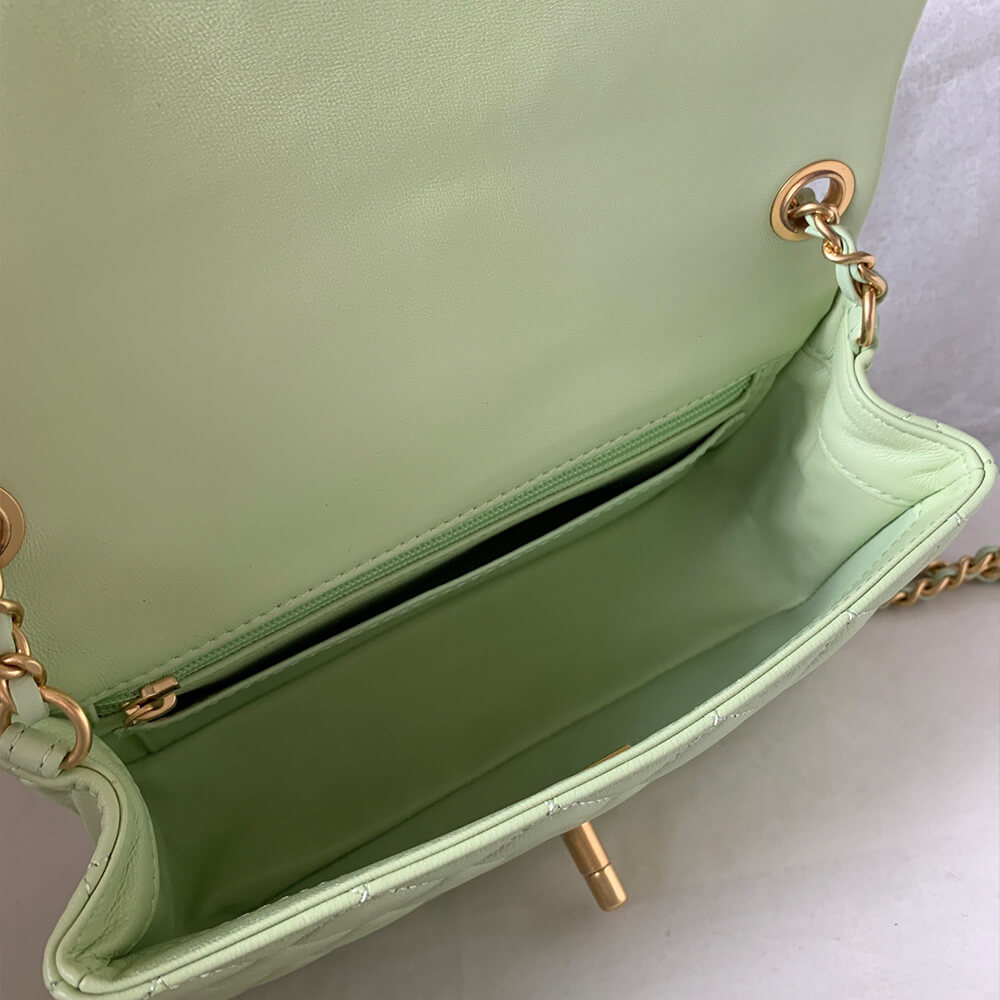 Ch**el pearl crush mini rectangular flap