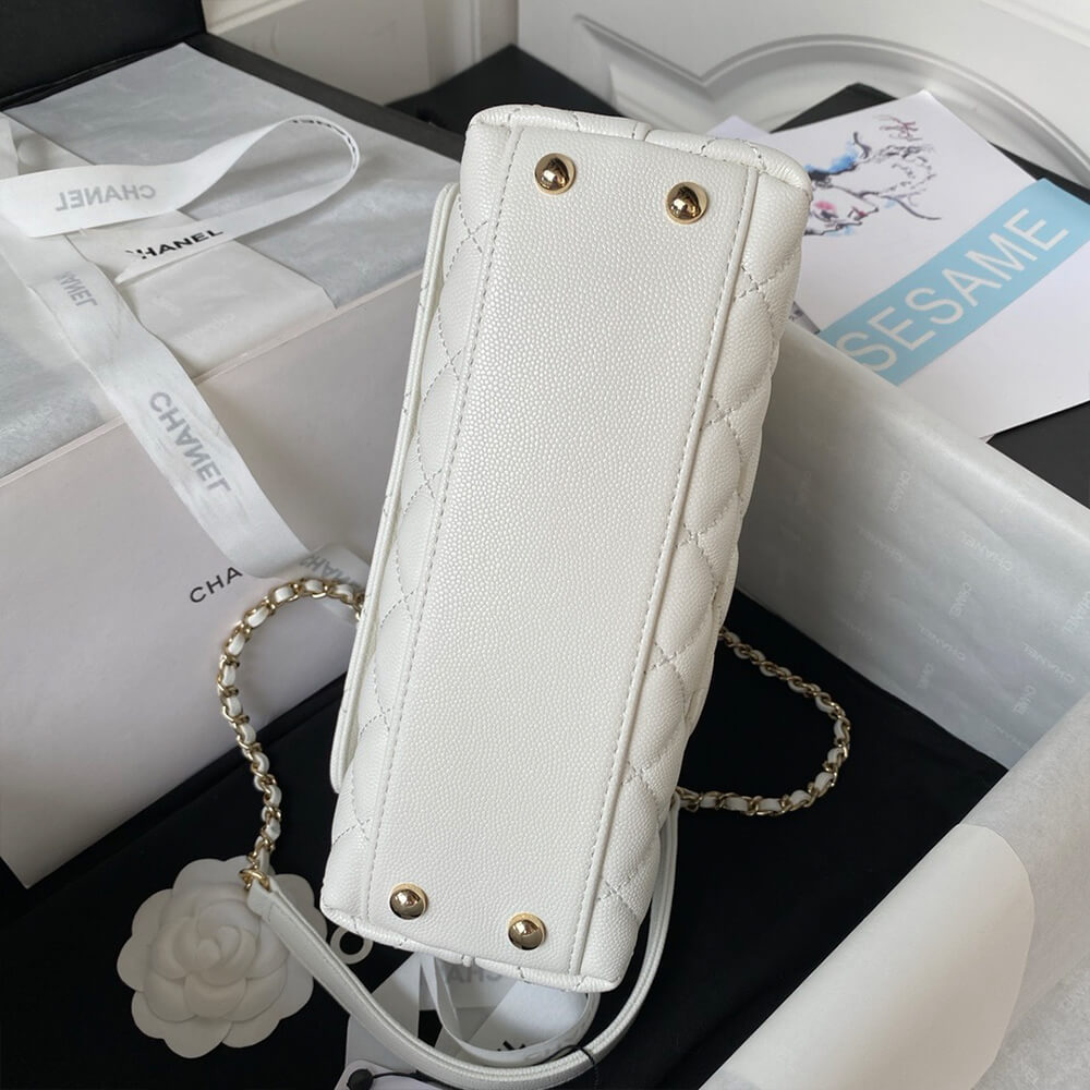 Ch**el coco handle bag small