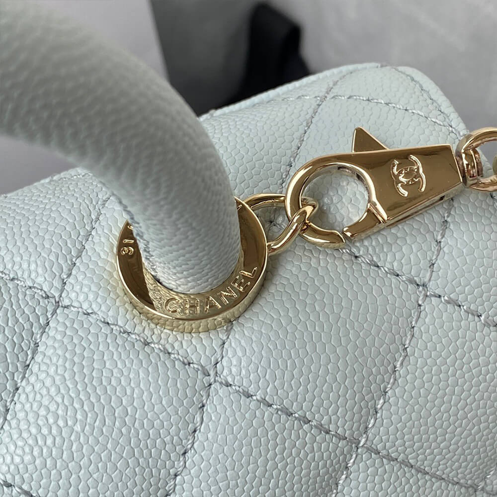 Ch**el coco handle bag small