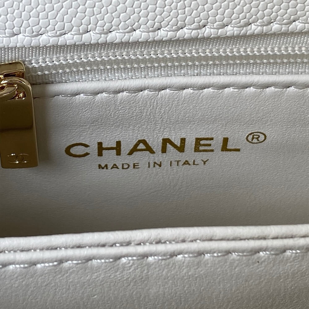 Ch**el coco handle bag small