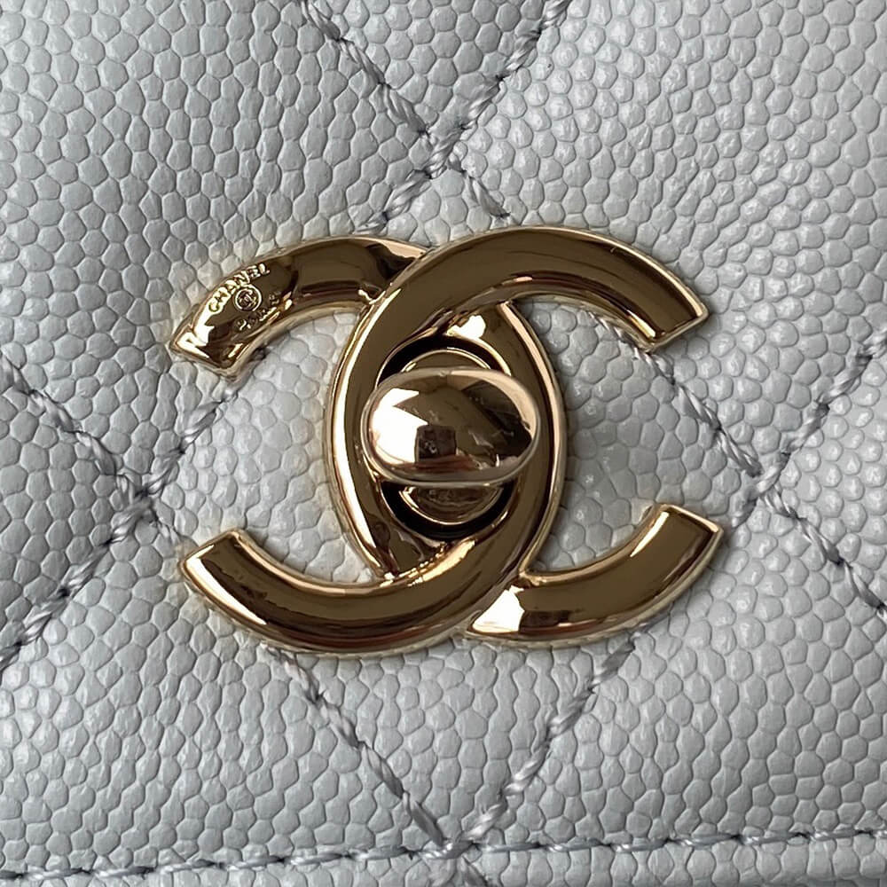 Ch**el coco handle bag small