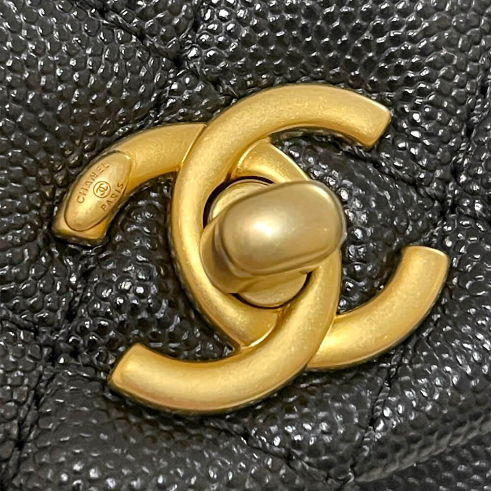 Ch**el coco handle bag small