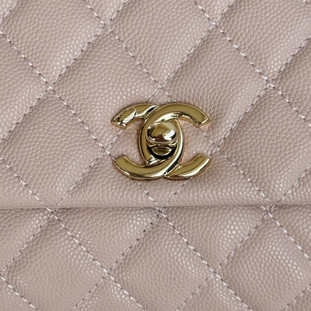 Ch**el coco handle bag small