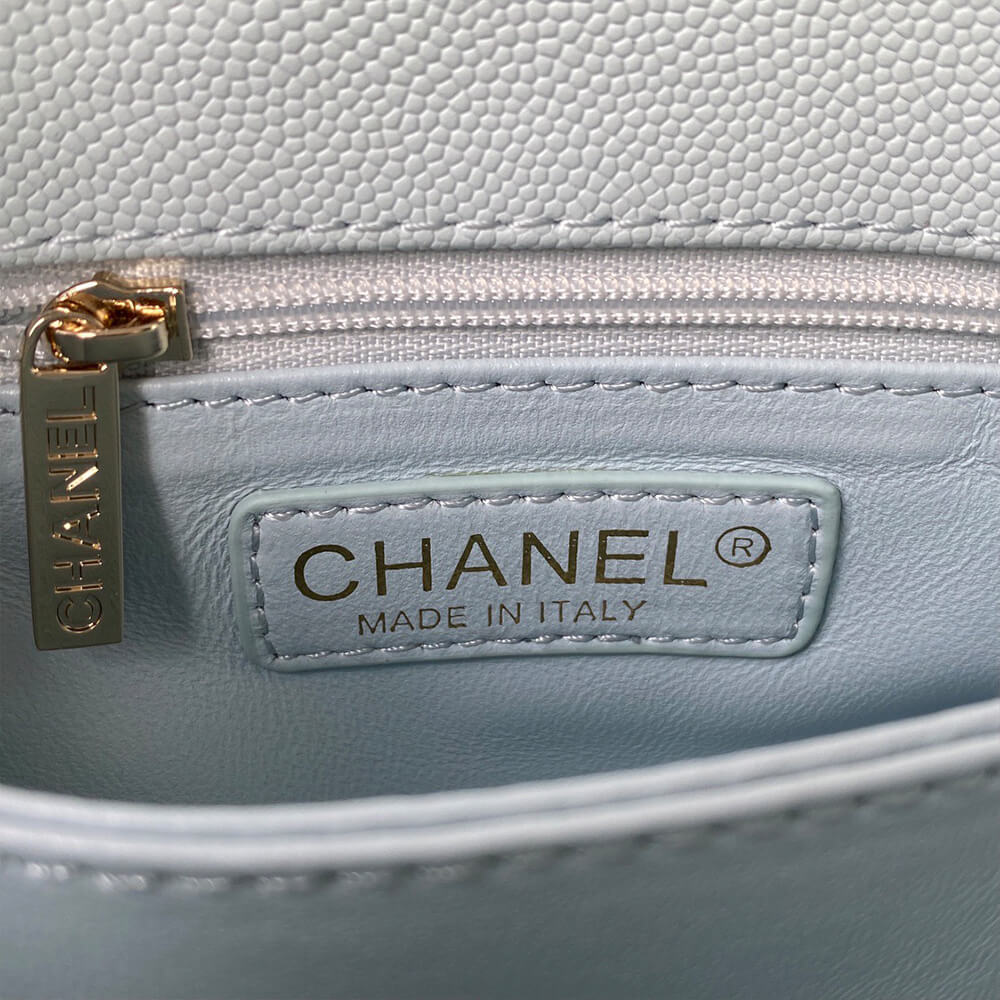 Ch**el coco handle bag small