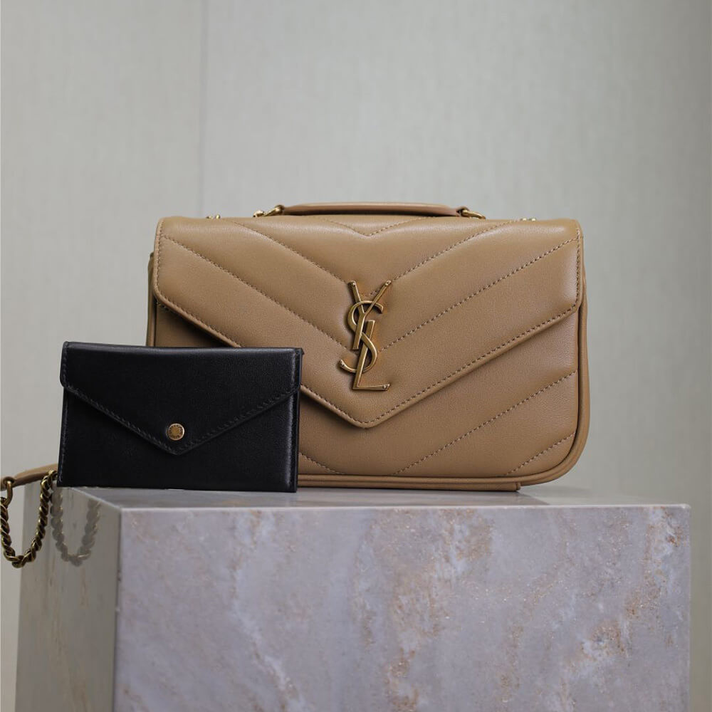 Y51 loulou small in matelasse lambskin