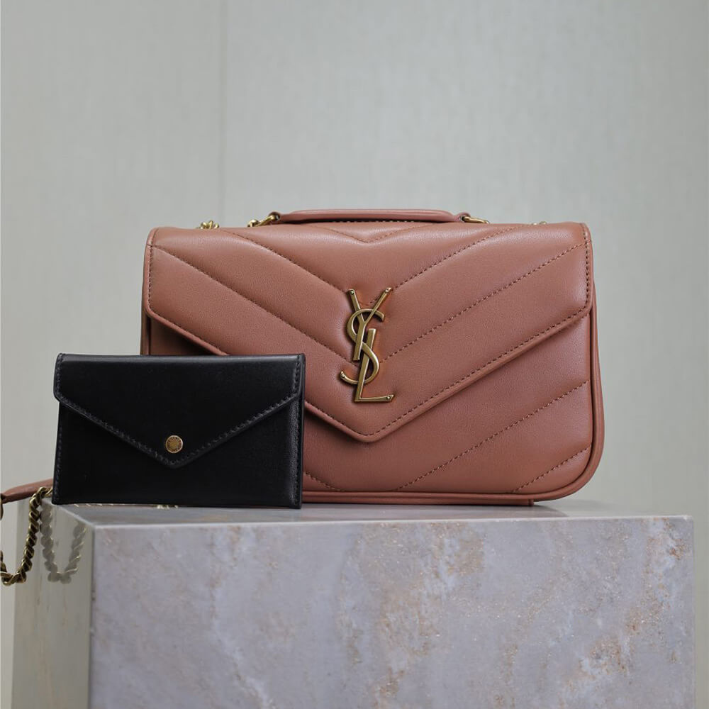 Y51 loulou small in matelasse lambskin