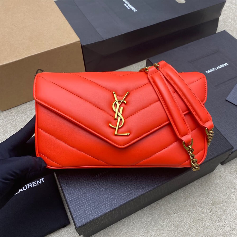 Y51 loulou small in matelasse lambskin(high-end grade)