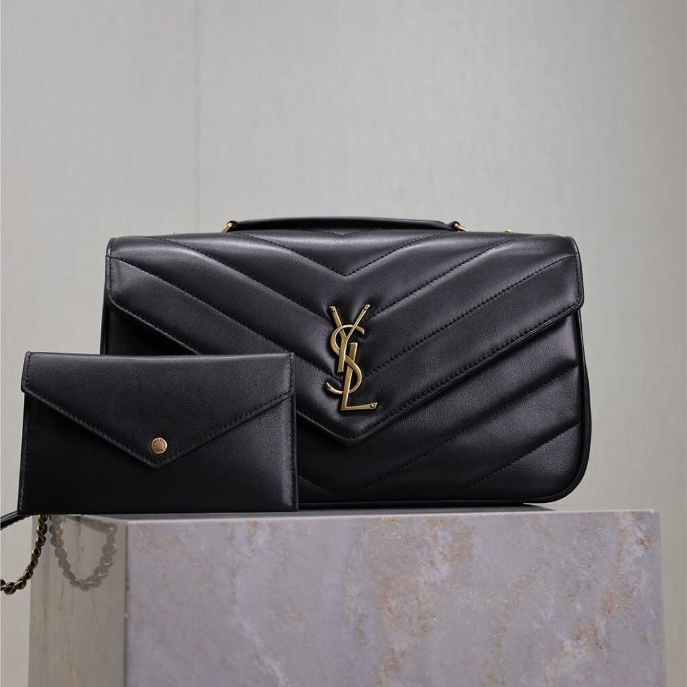 Y51 loulou medium in matelasse lambskin