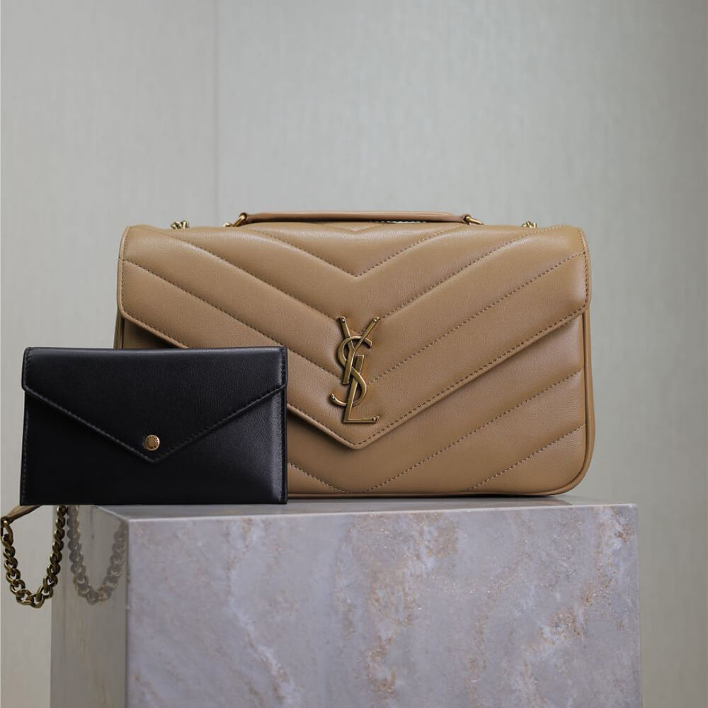Y51 loulou medium in matelasse lambskin