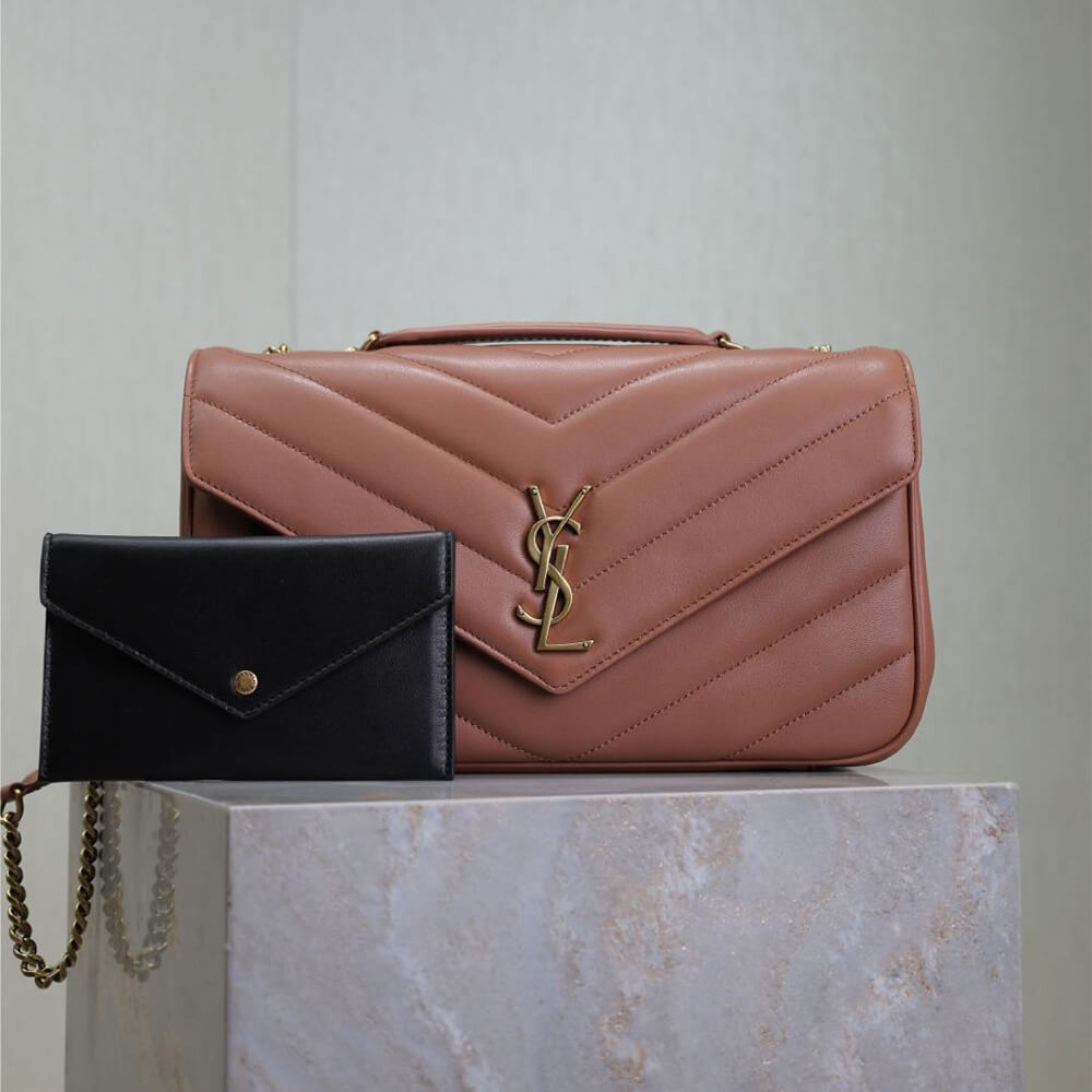 Y51 loulou medium in matelasse lambskin