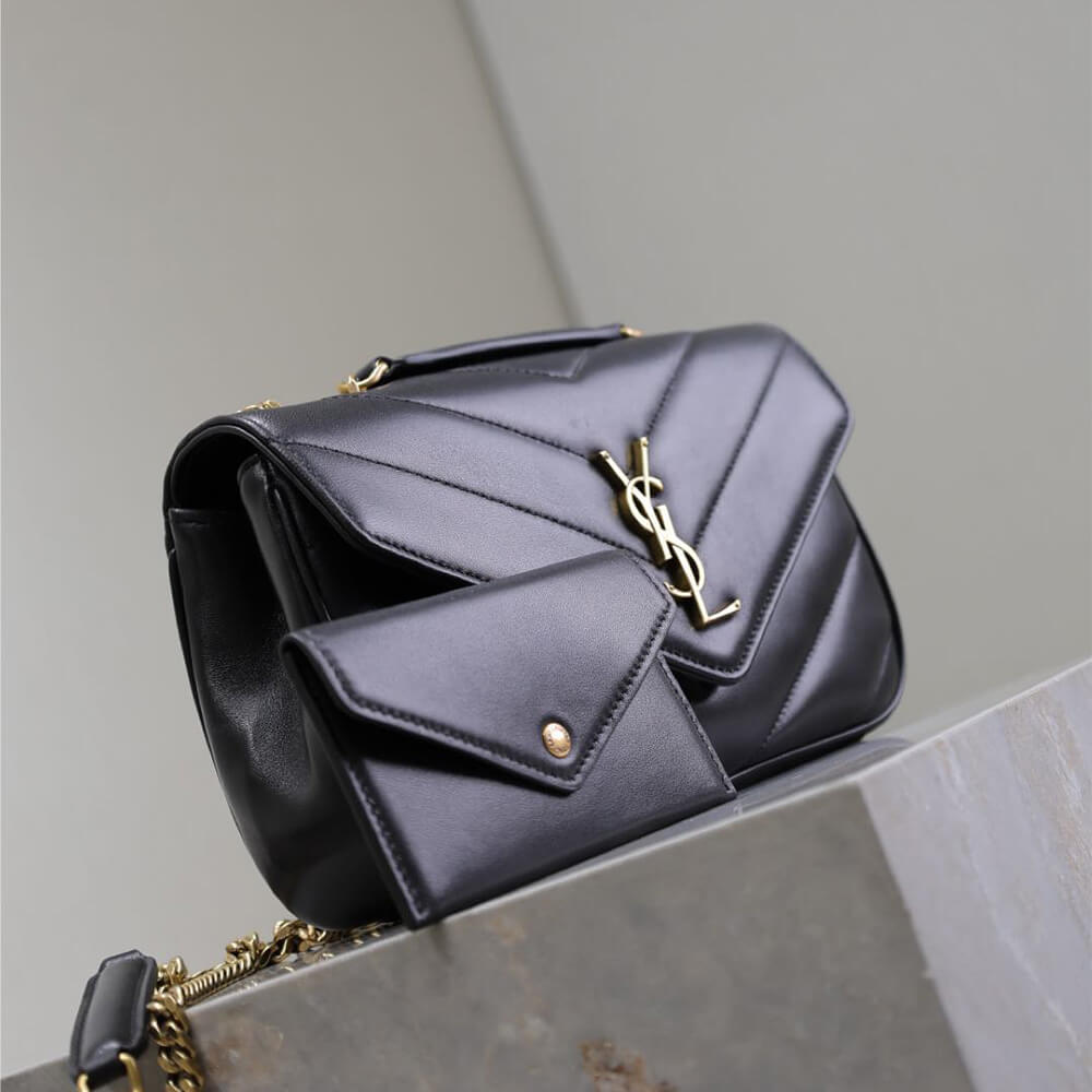 Y51 loulou small in matelasse lambskin