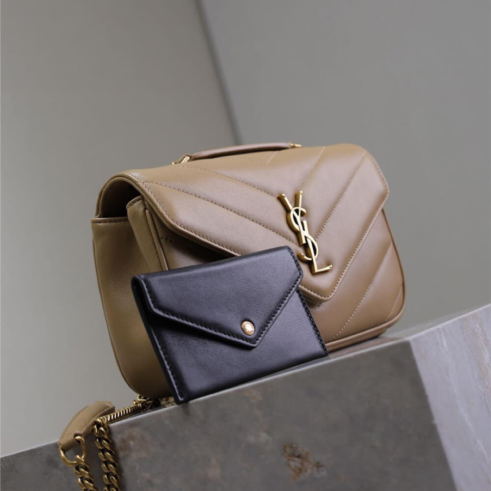 Y51 loulou small in matelasse lambskin