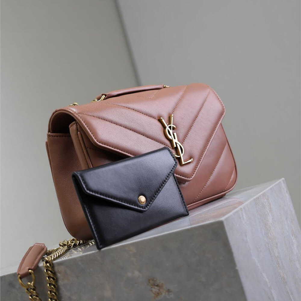 Y51 loulou small in matelasse lambskin