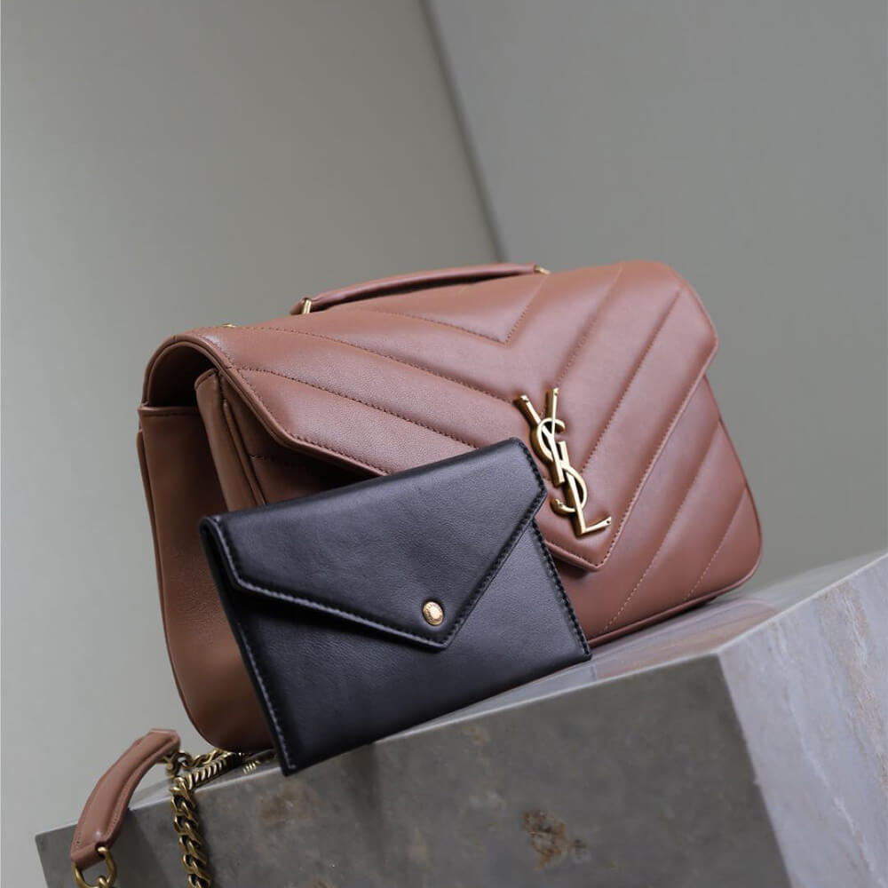 Y51 loulou medium in matelasse lambskin