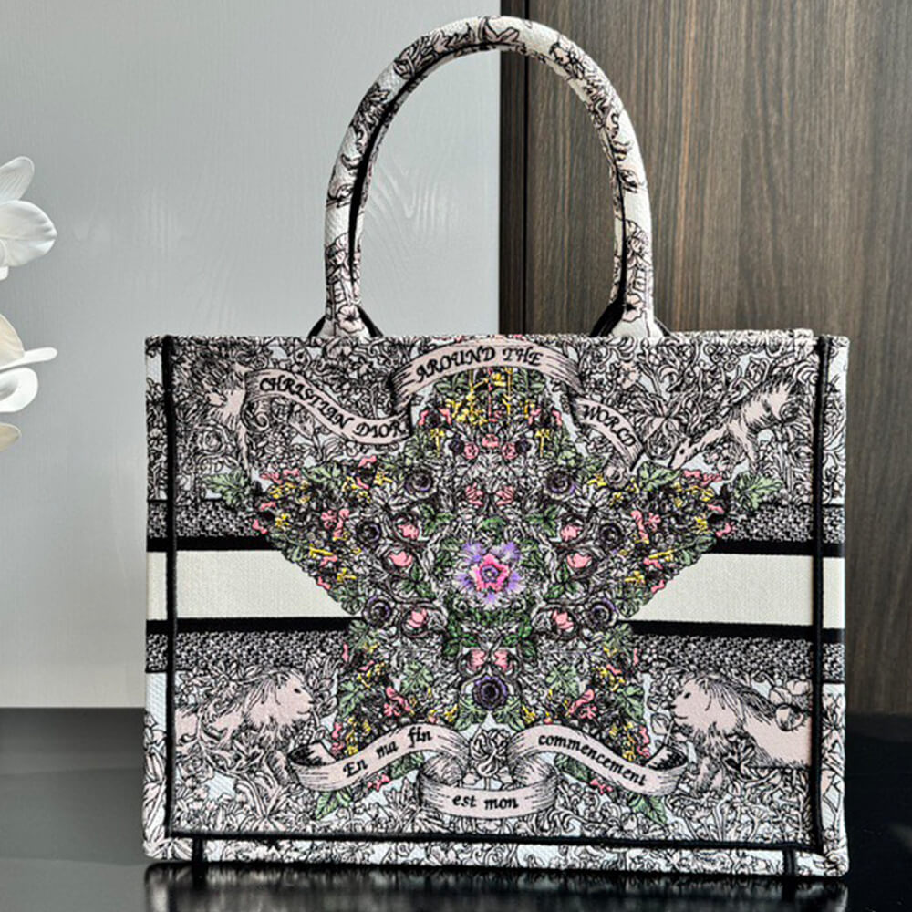 medium D10r book tote