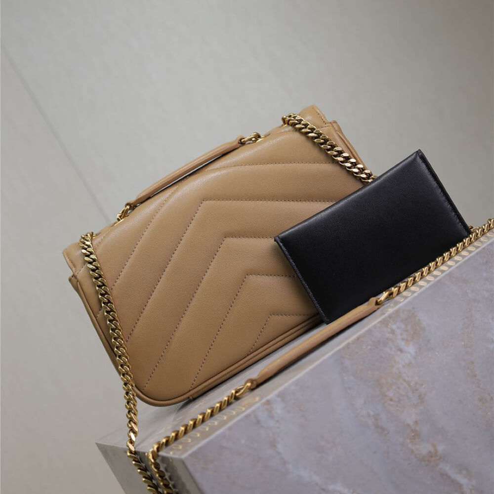 Y51 loulou small in matelasse lambskin