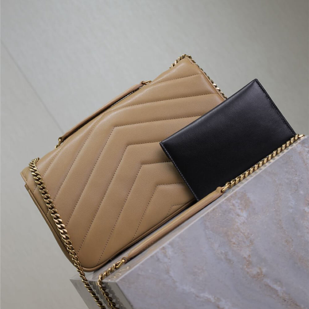 Y51 loulou medium in matelasse lambskin
