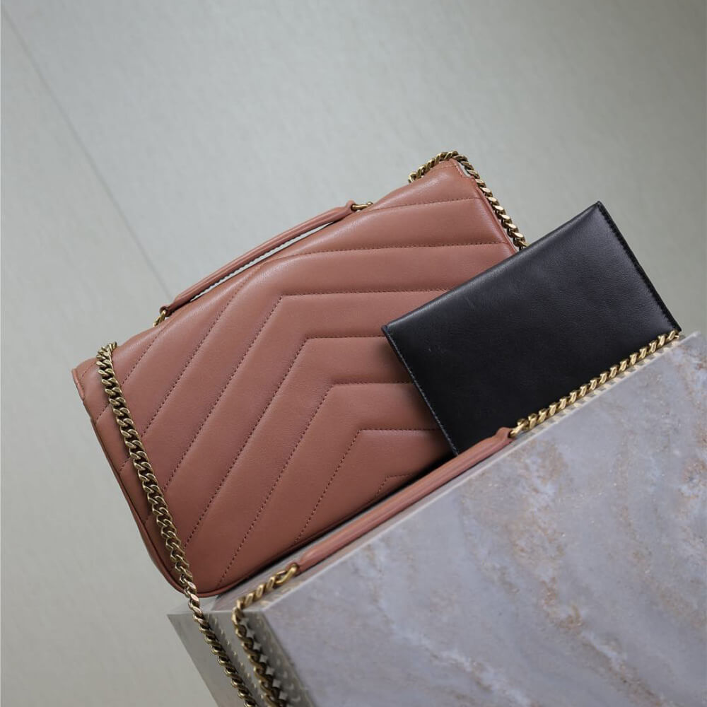 Y51 loulou medium in matelasse lambskin