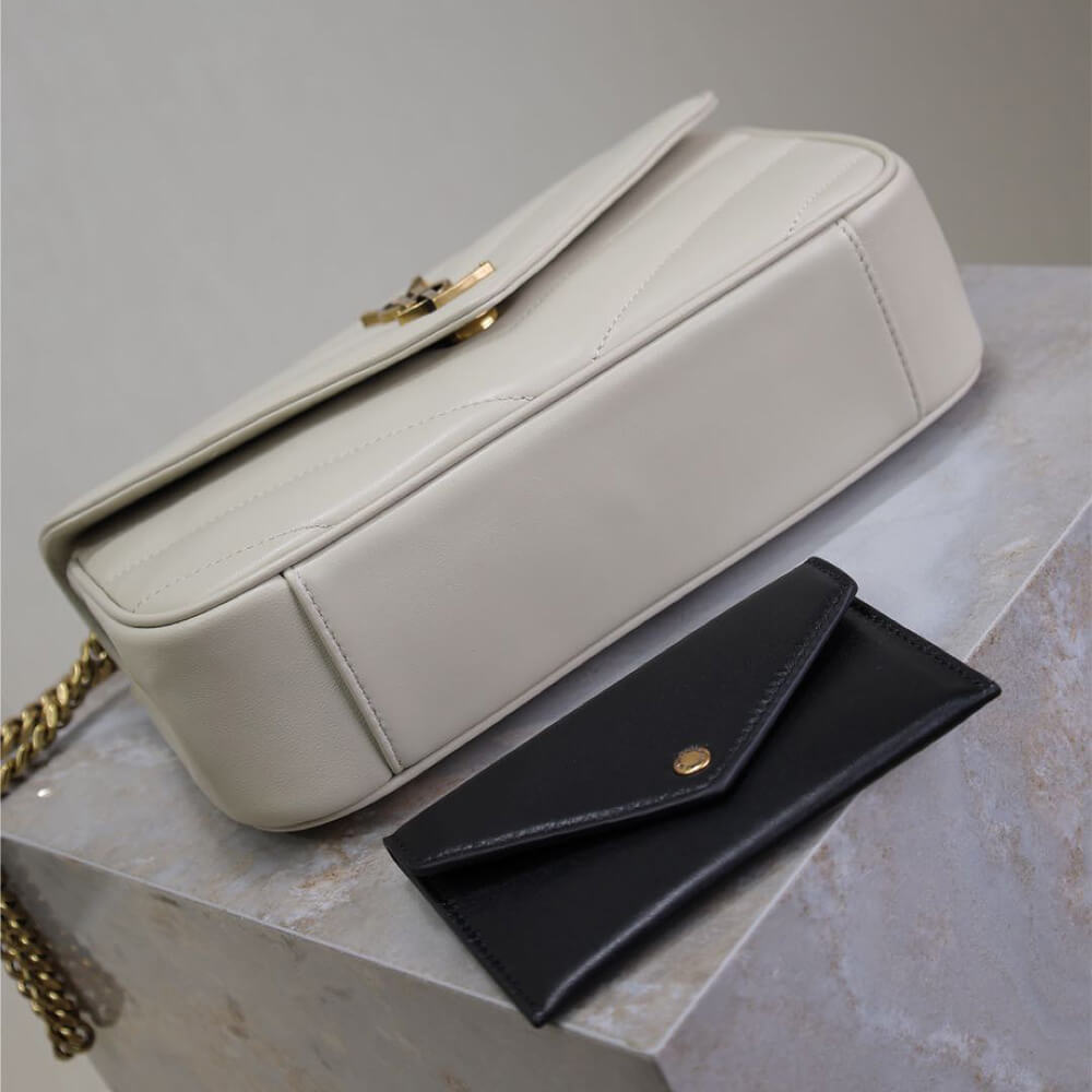 Y51 loulou small in matelasse lambskin