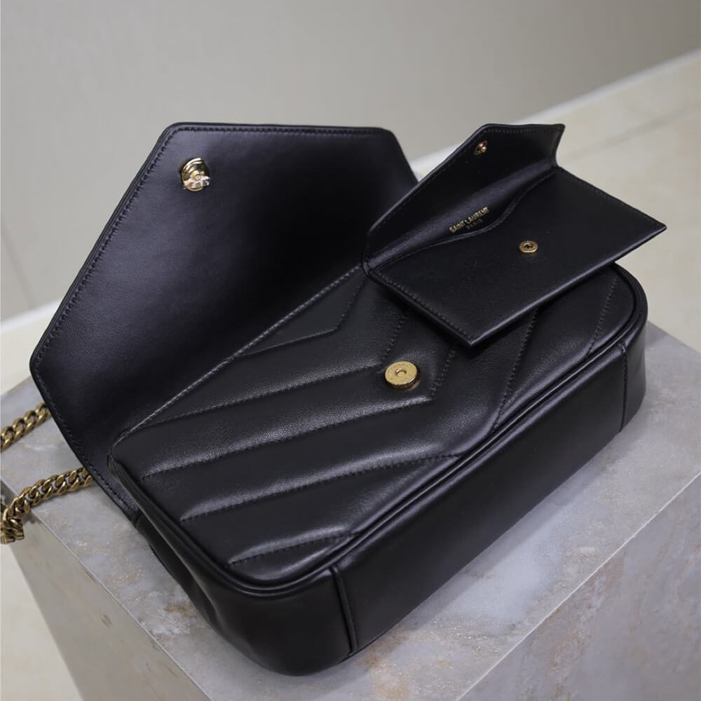 Y51 loulou small in matelasse lambskin