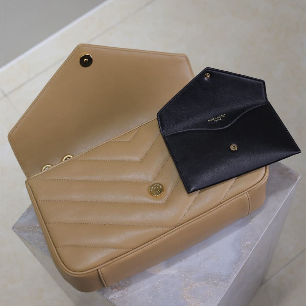 Y51 loulou medium in matelasse lambskin