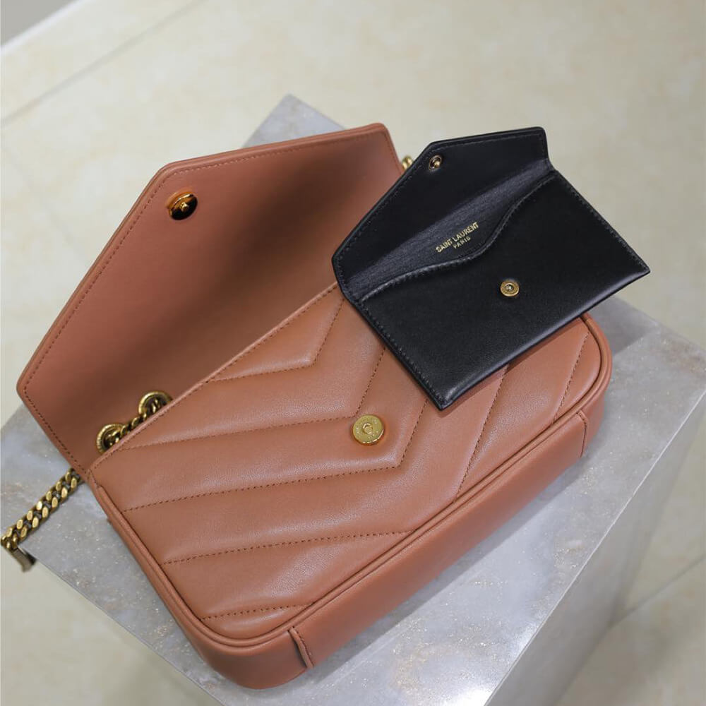 Y51 loulou small in matelasse lambskin