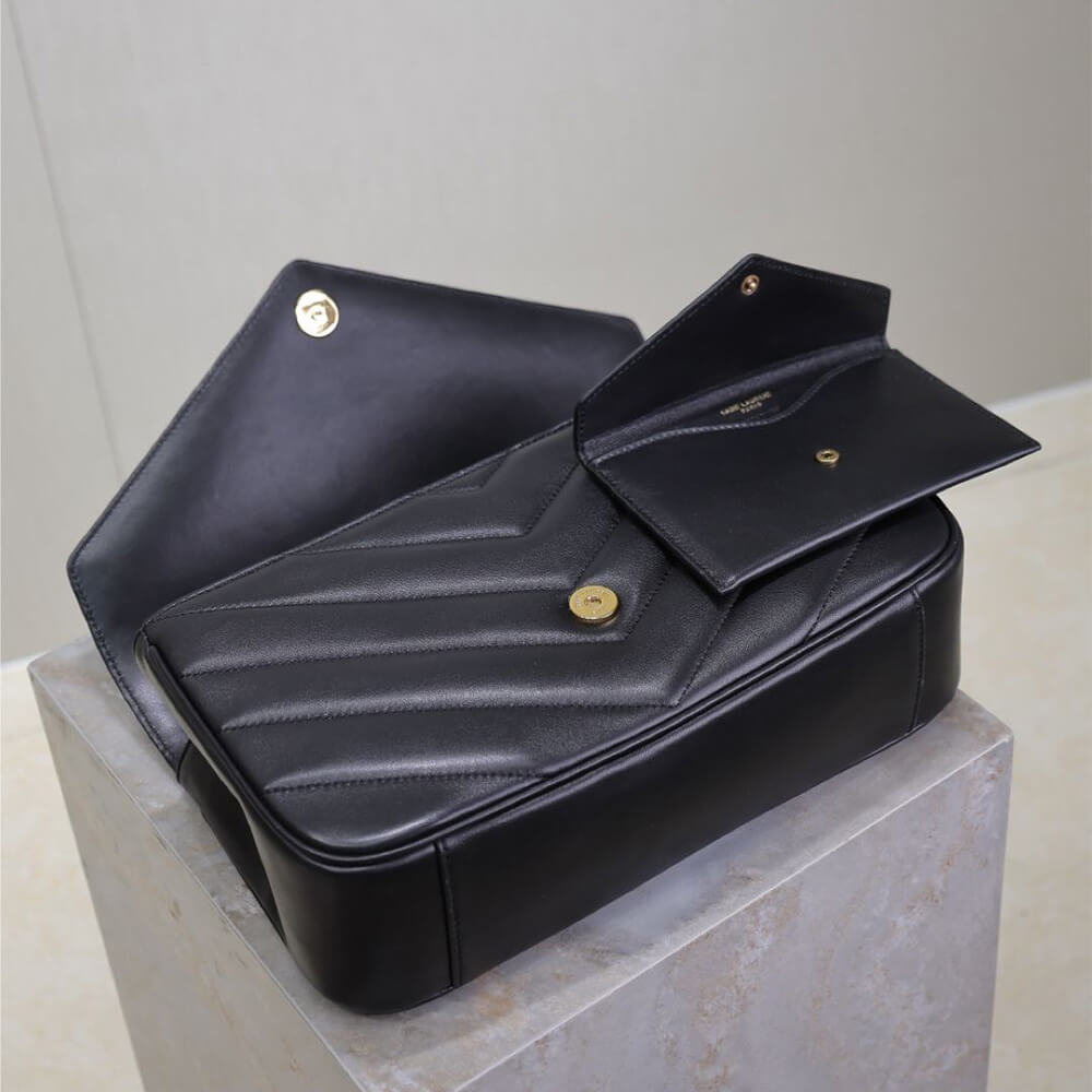 Y51 loulou medium in matelasse lambskin