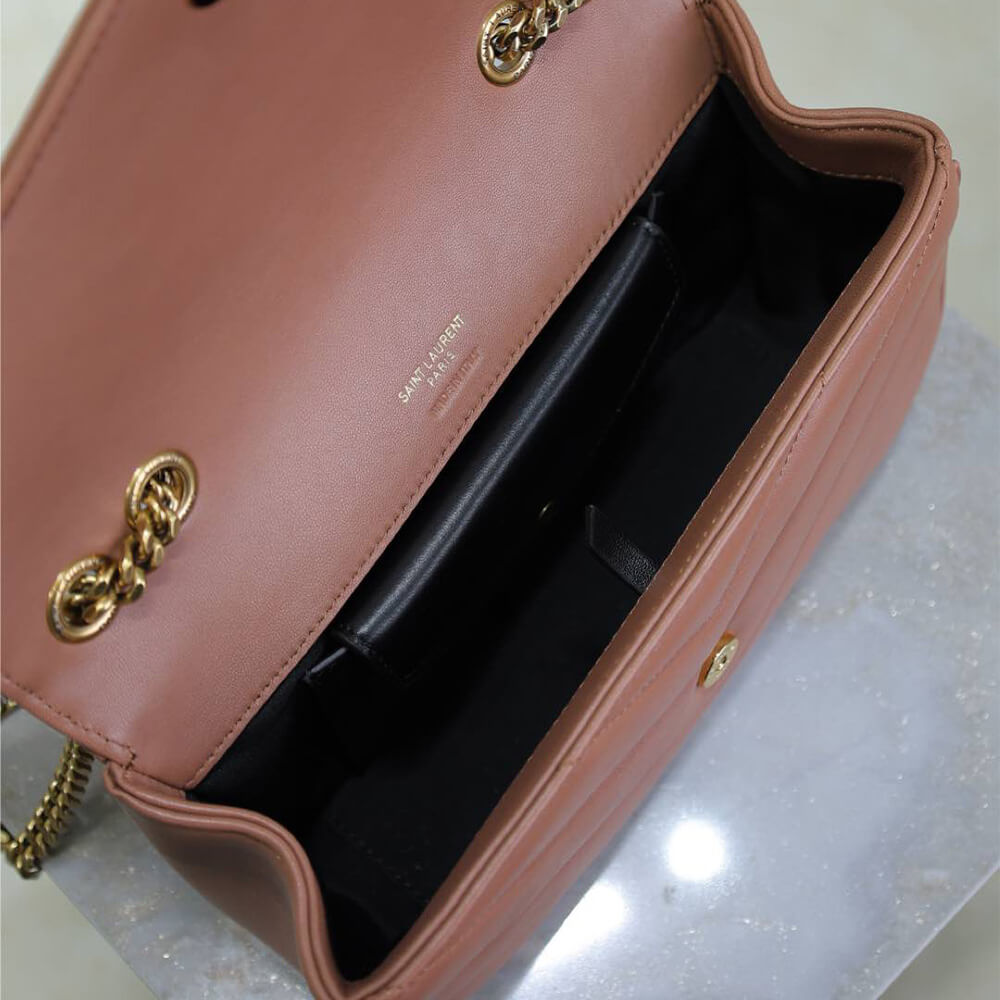 Y51 loulou small in matelasse lambskin