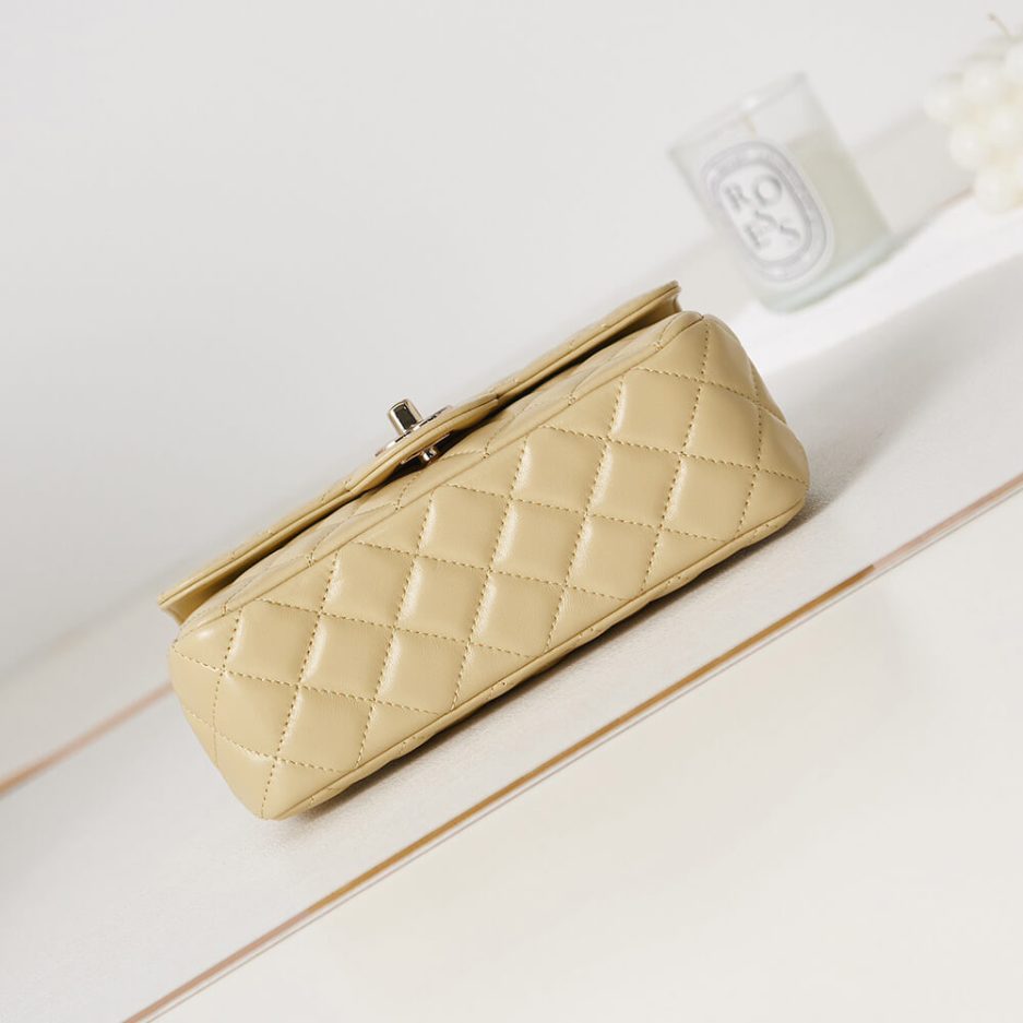 Ch**el mini flap with top handle