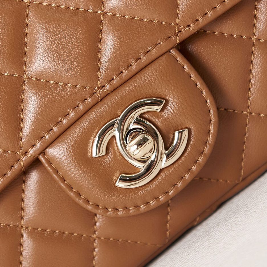 Ch**el mini flap with top handle