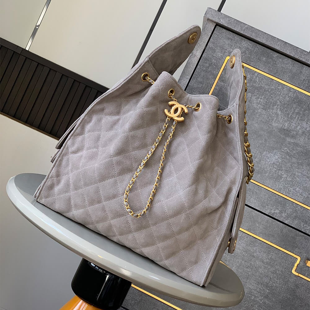 Ch**el 25 medium handbag suede(high-end grade)