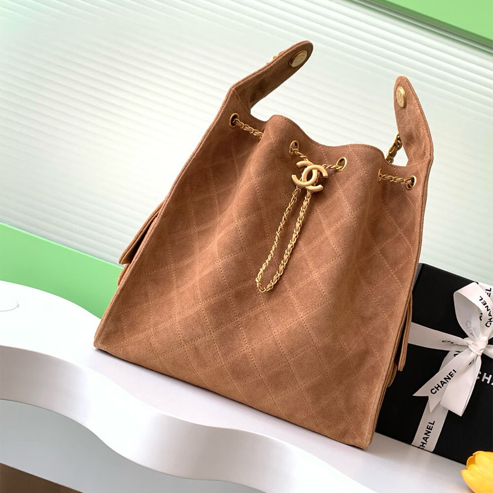 Ch**el 25 medium handbag suede(high-end grade)