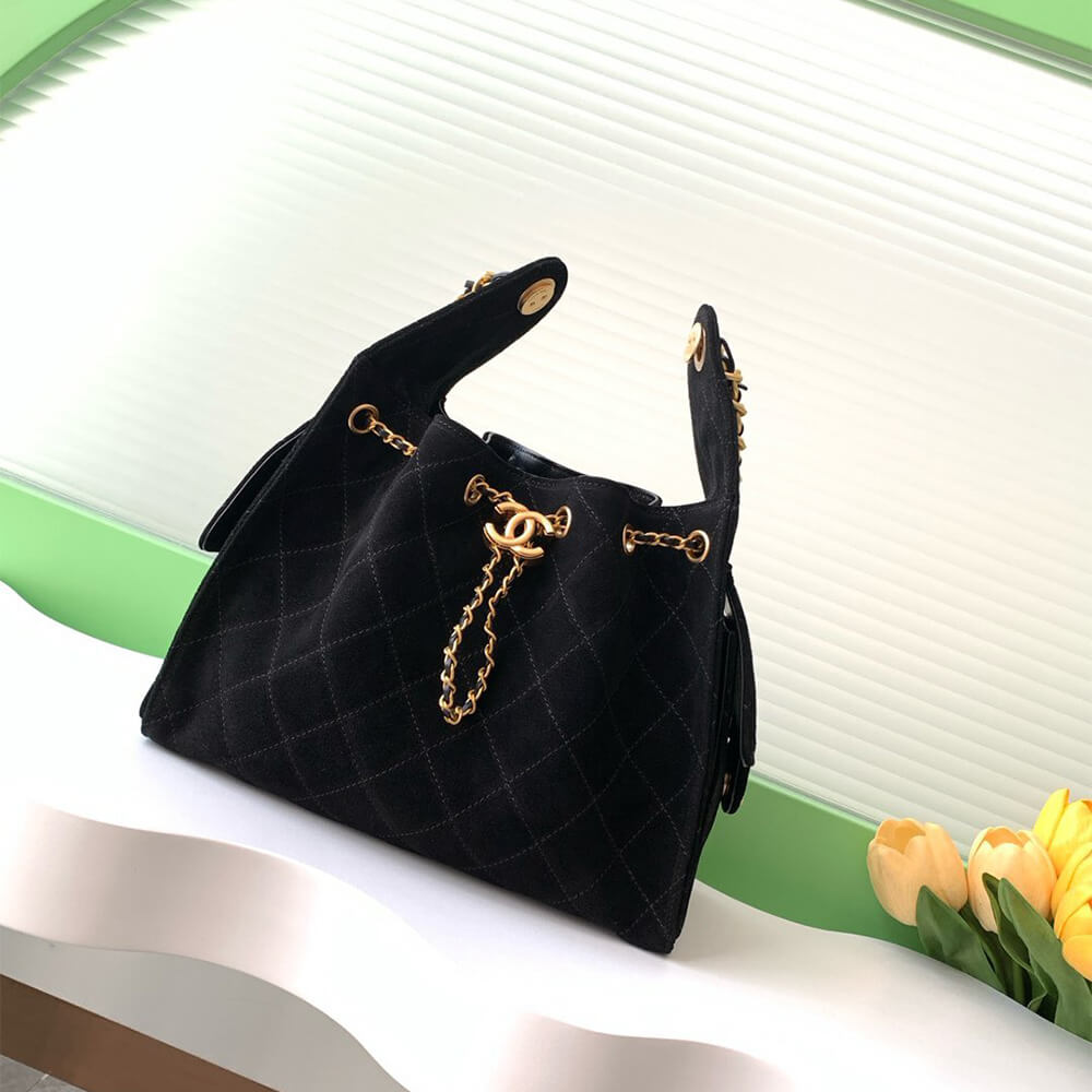 Ch**el 25 small handbag suede(high-end grade)