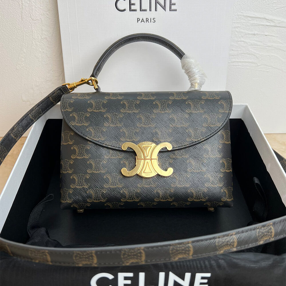 Ce1i*e teen nino bag in triomphe canvas