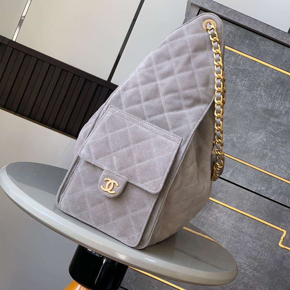 Ch**el 25 medium handbag suede(high-end grade)