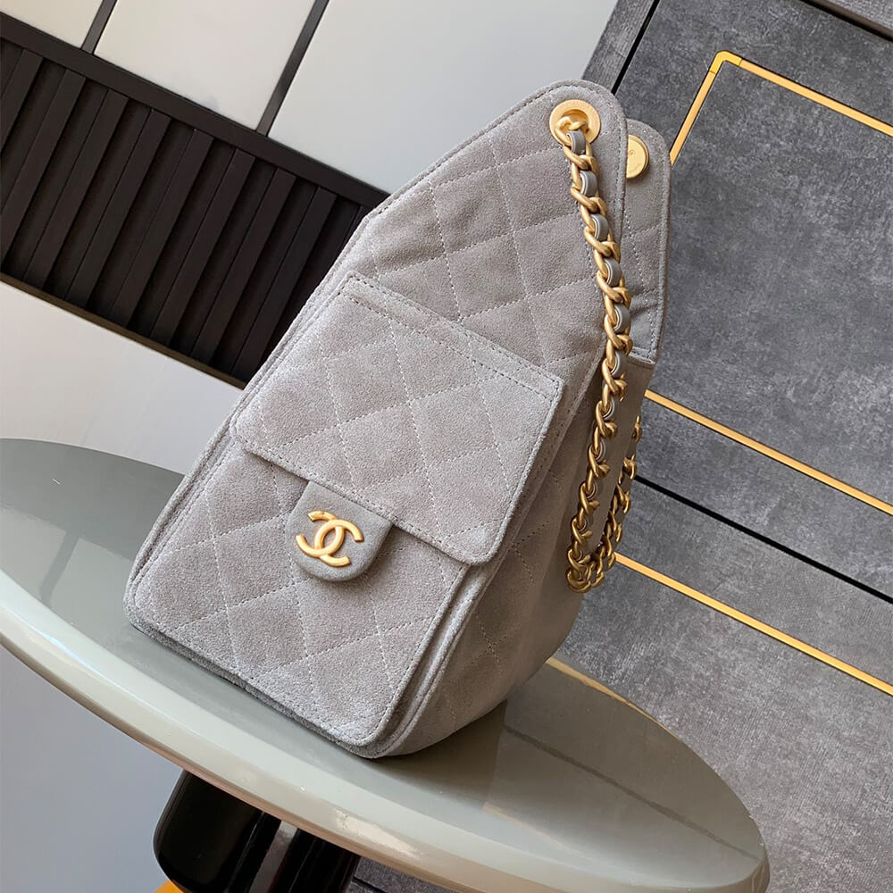 Ch**el 25 small handbag suede(high-end grade)