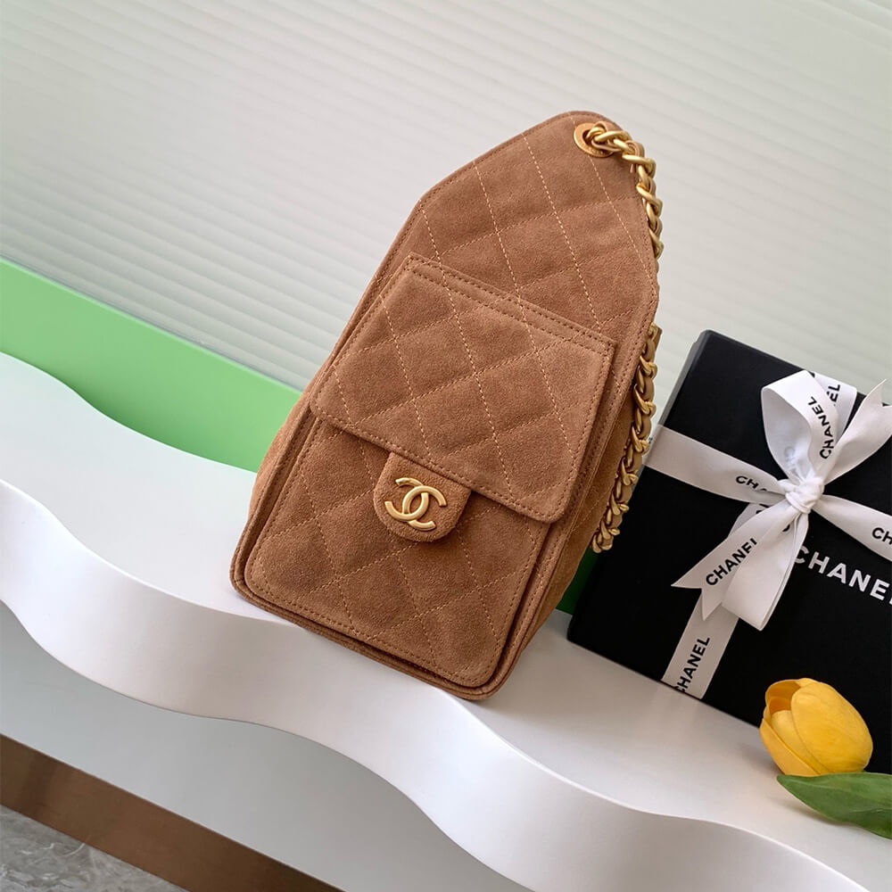 Ch**el 25 small handbag suede(high-end grade)