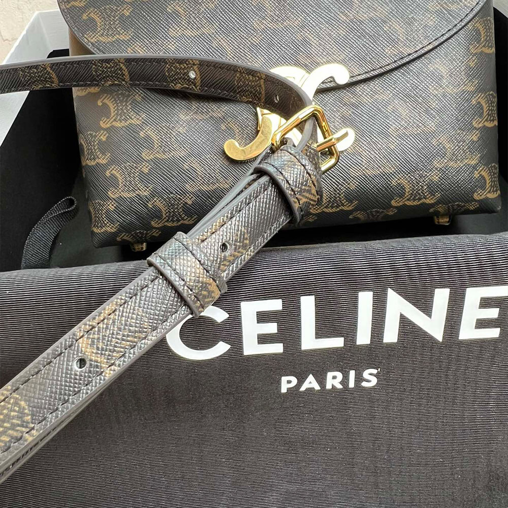 Ce1i*e teen nino bag in triomphe canvas